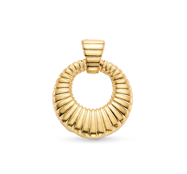 Colgante Met, plata dorada