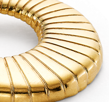 Colgante Met, plata dorada