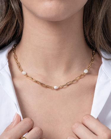 Collar Altea, plata dorada