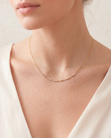 Collar Barre, oro 9K