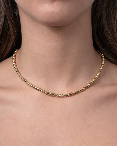 Collar Denia, plata dorada