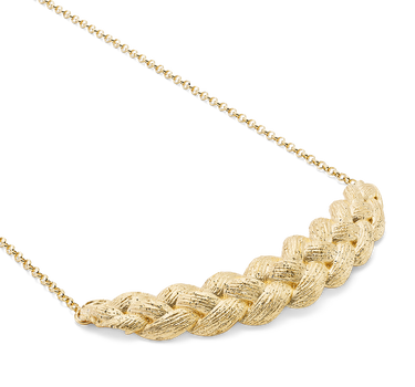 Collar Fiona, plata dorada