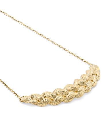 Collar Fiona, plata dorada