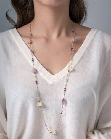 Collar Niza, plata dorada