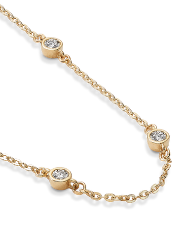 Collar One chatones, oro 9K