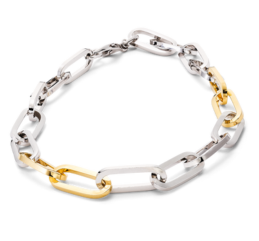 Collar Pixie, plata y plata dorada