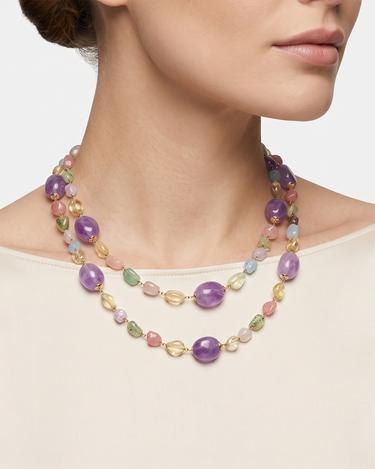Collar Rocosas, plata dorada