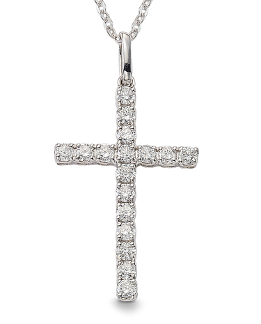 Cruz Jair diamantes, oro blanco