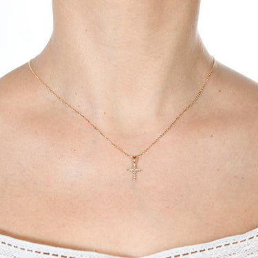 Cruz Luce diamantes, oro