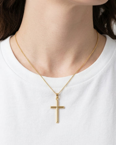 Cruz Peace 12 x 23 mm, oro 9K