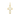 Cruz Sion 12 x 8 mm, oro