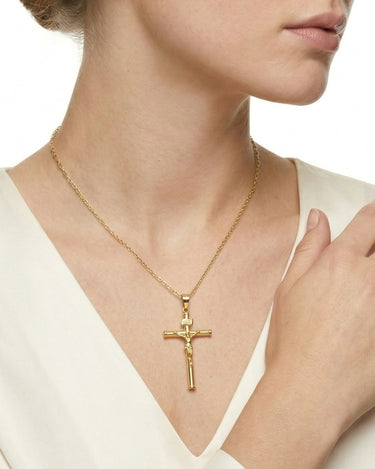 Cruz Vex Santo 32 x 17 mm, oro