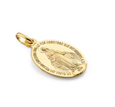 Medalla Milagrosa 19 x 14 mm, oro
