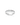 Half-eternity Justine ring, 0.25 ct diamonds, white gold