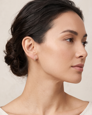 Allegra gold and diamond earrings