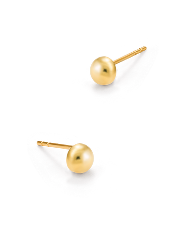 Pendientes Bola 4 mm, oro