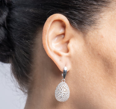 Pendientes Bolshoi, plata