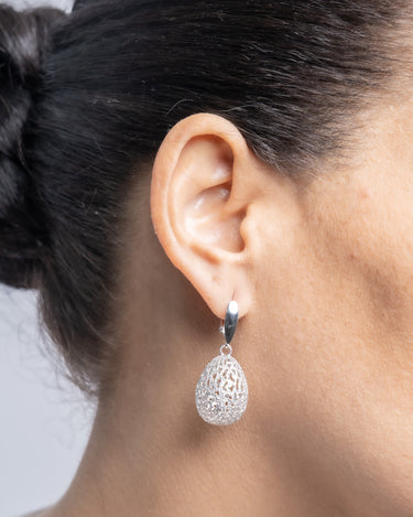 Pendientes Bolshoi, plata