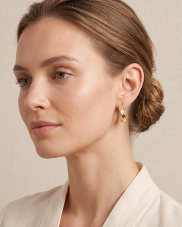 Pendientes Chamberí, oro