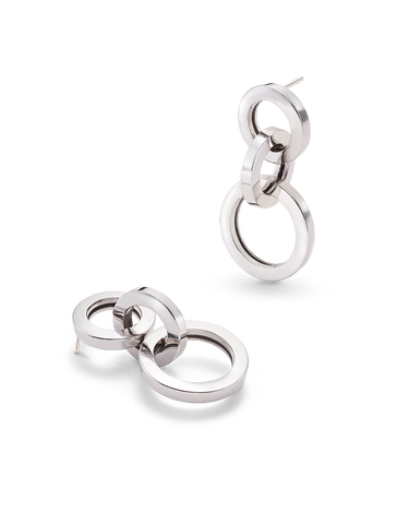 Pendientes Charm, plata