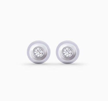 Pendientes Chatón, oro blanco