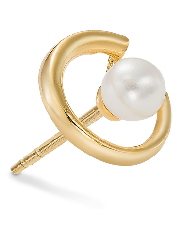 Pendientes Circle, oro 9K