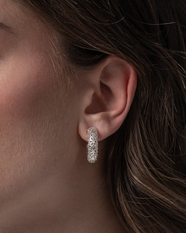 Pendientes Conil L, plata