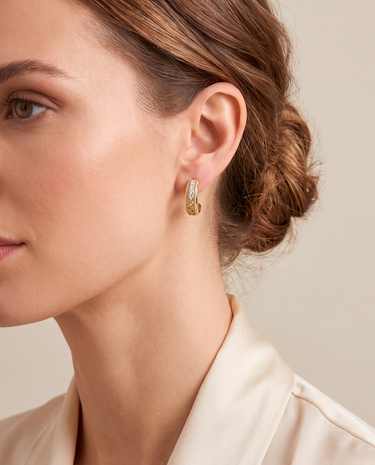Pendientes Criollas diamantes, oro