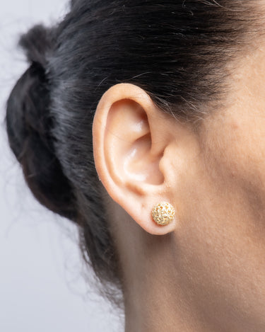 Pendientes Cui mini, plata dorada