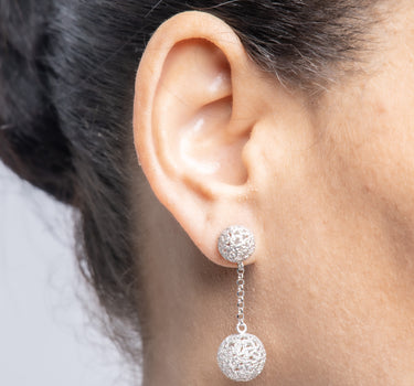 Pendientes Cui, plata