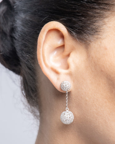 Pendientes Cui, plata