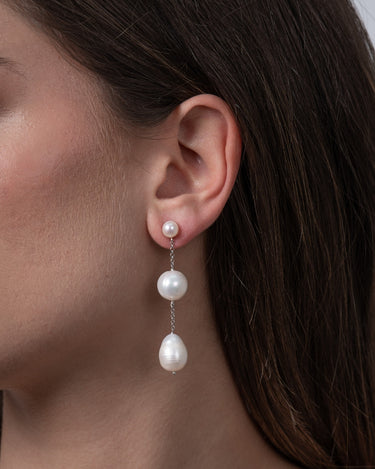 Pendientes Denia, plata