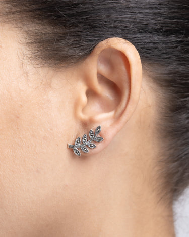 Pendientes Duet marcasitas, plata