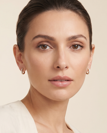 Ginevra gold and diamond earrings