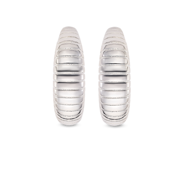 Pendientes Glass L, plata