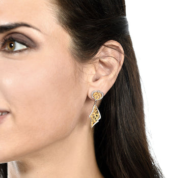 Pendientes Guadamur diamantes, oro