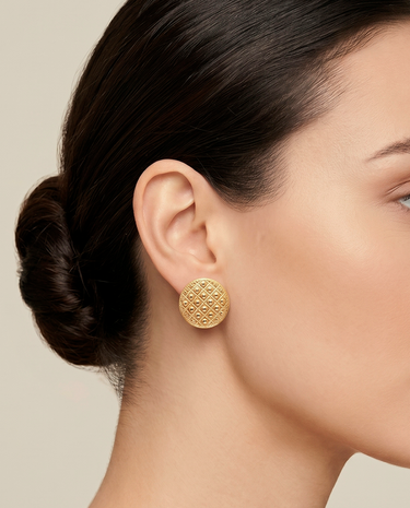 Pendientes Jimena, plata dorada