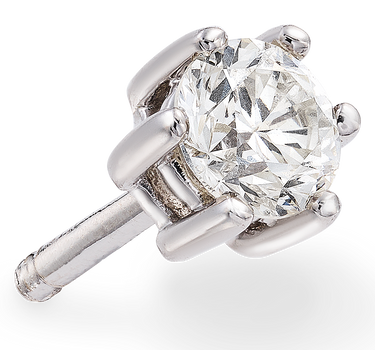 Pendientes Kaia diamantes 0,20 ct, oro blanco