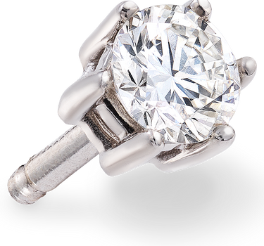 Pendientes Kaia diamantes 0,33 ct, oro blanco