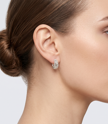 Pendientes Kym P, plata
