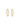 Pendientes Latina oval, oro