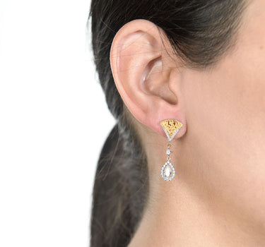 Pendientes Medina diamantes, oro