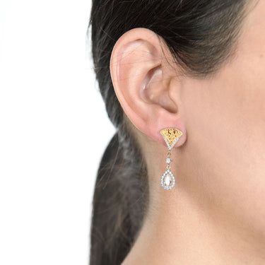 Pendientes Medina diamantes, oro