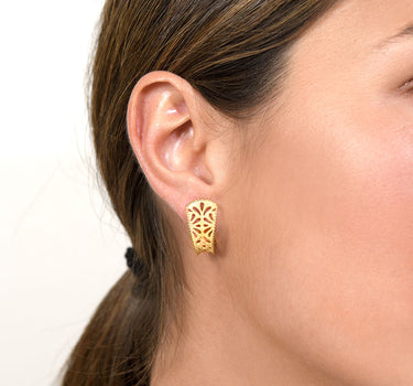Pendientes Mus long, oro