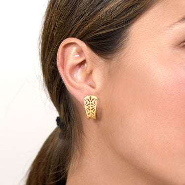 Pendientes Mus long, oro