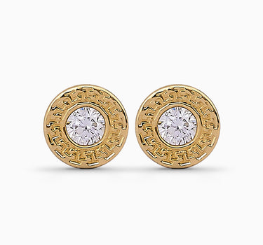 Pendientes Ojo Halcón, oro