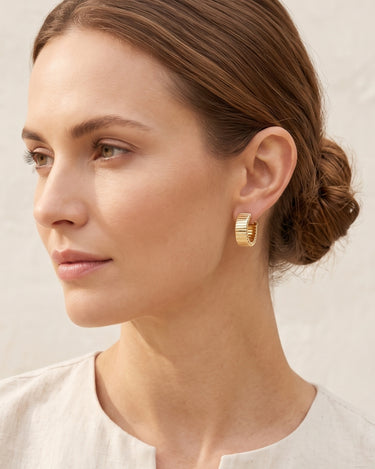 Pendientes Serrano, oro