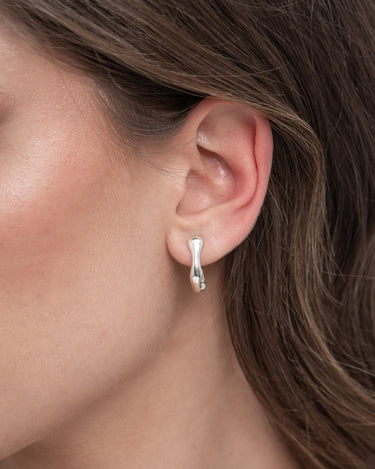 Pendientes Split, plata