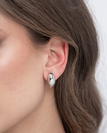 Pendientes Ston, plata