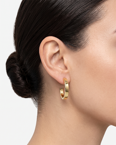 Pendientes Sutai, plata dorada